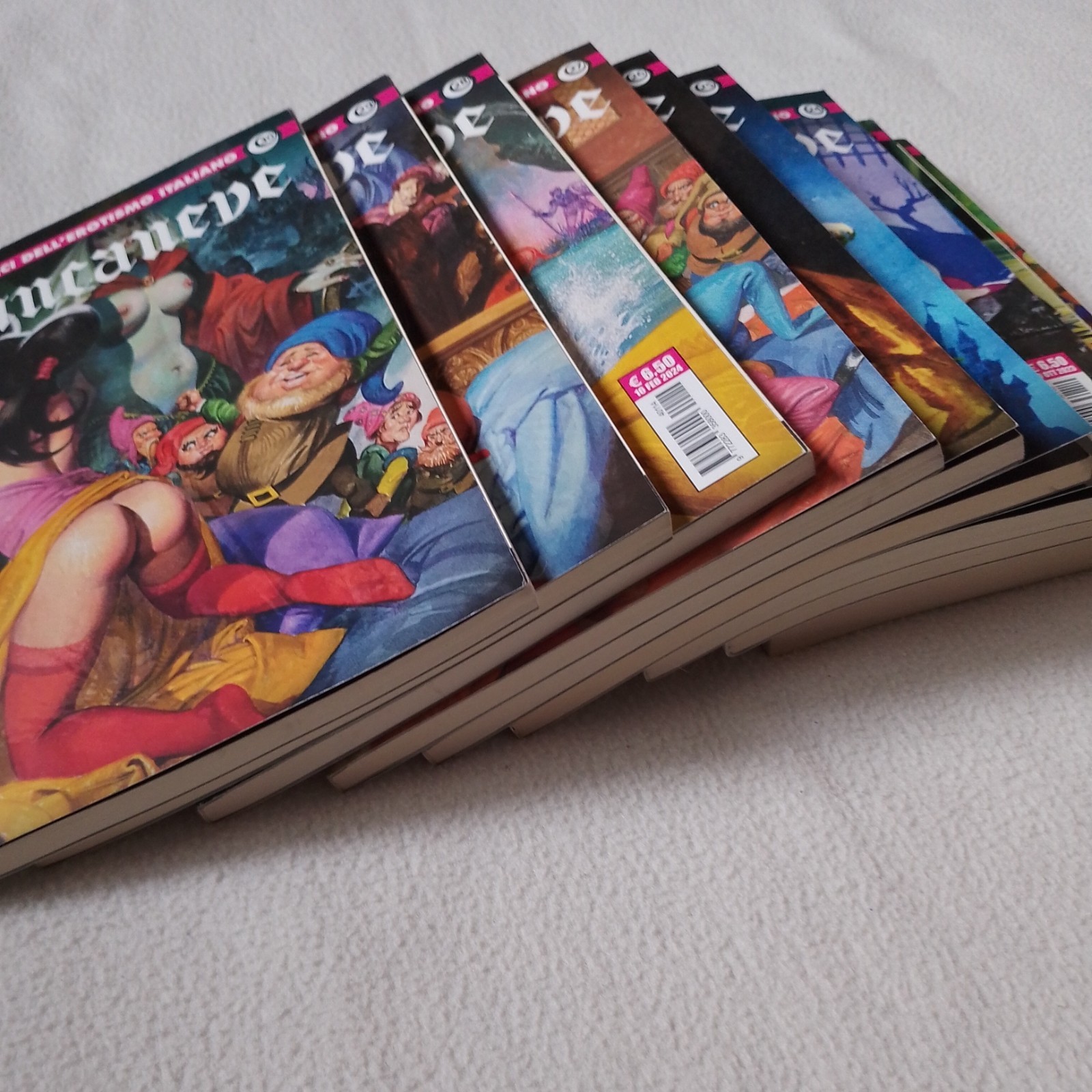 Classici erotismo italiano: Biancaneve COMPLETA 9 volumi Leone Frollo Cosmo 2024