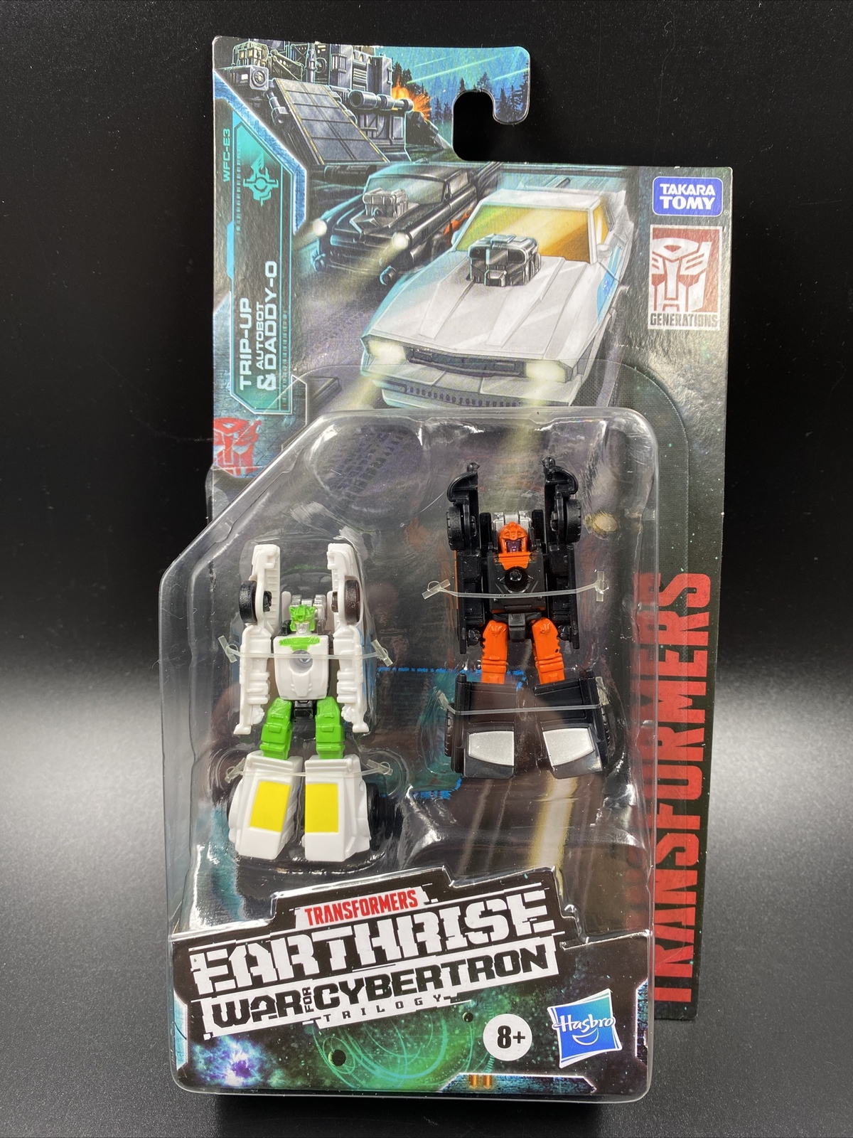 Hasbro Transformer Earthrise War per Cybertron Trilogy Trip-Up e Autobot Daddy-O