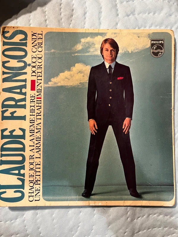 Vinyle 45 Tours Claude François chaque jour l’alarme sonne etc