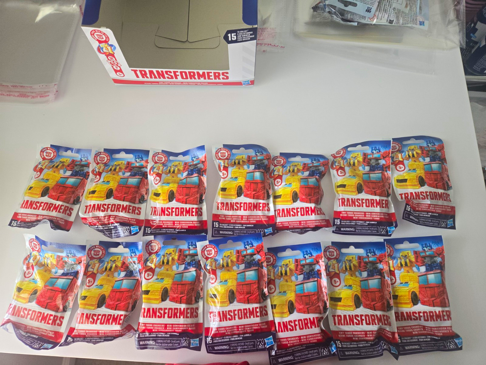 14 Hasbro Transformers Tiny Turbo Changers Mystery Blind Bag Characters