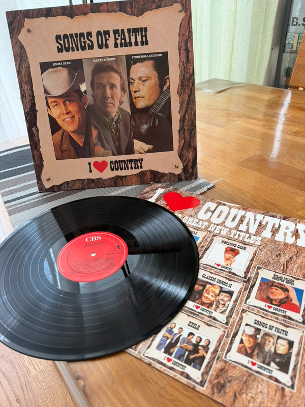 Vinyle LP I Love Country – Songs of Faith – Johnny Cash, Willie Nelson, Marty Robbins