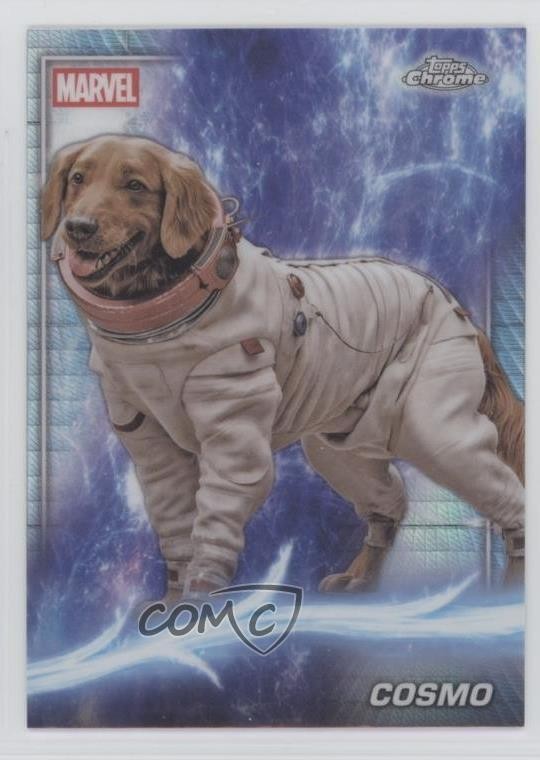 2025 Topps Chrome Marvel Studios Prism Refractor Cosmo #150 9et