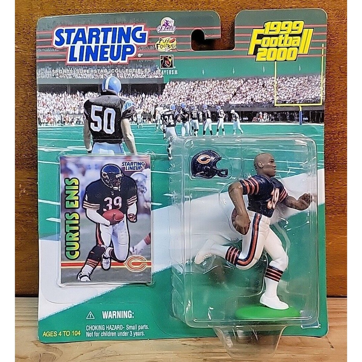Starting Lineup 1999 - Curtis Enis - Chicago Bears - sigillato in fabbrica