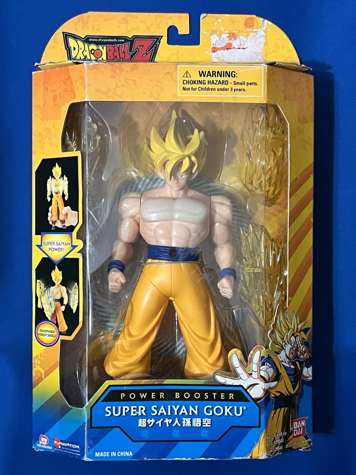 Modellino Bandai 2008 Dragon Ball Z Power Booster Super Saiyan Goku