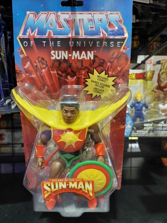 ​Masters of the Universe MOTU Origins Sun-Man Mattel - Nuova Sigillata
