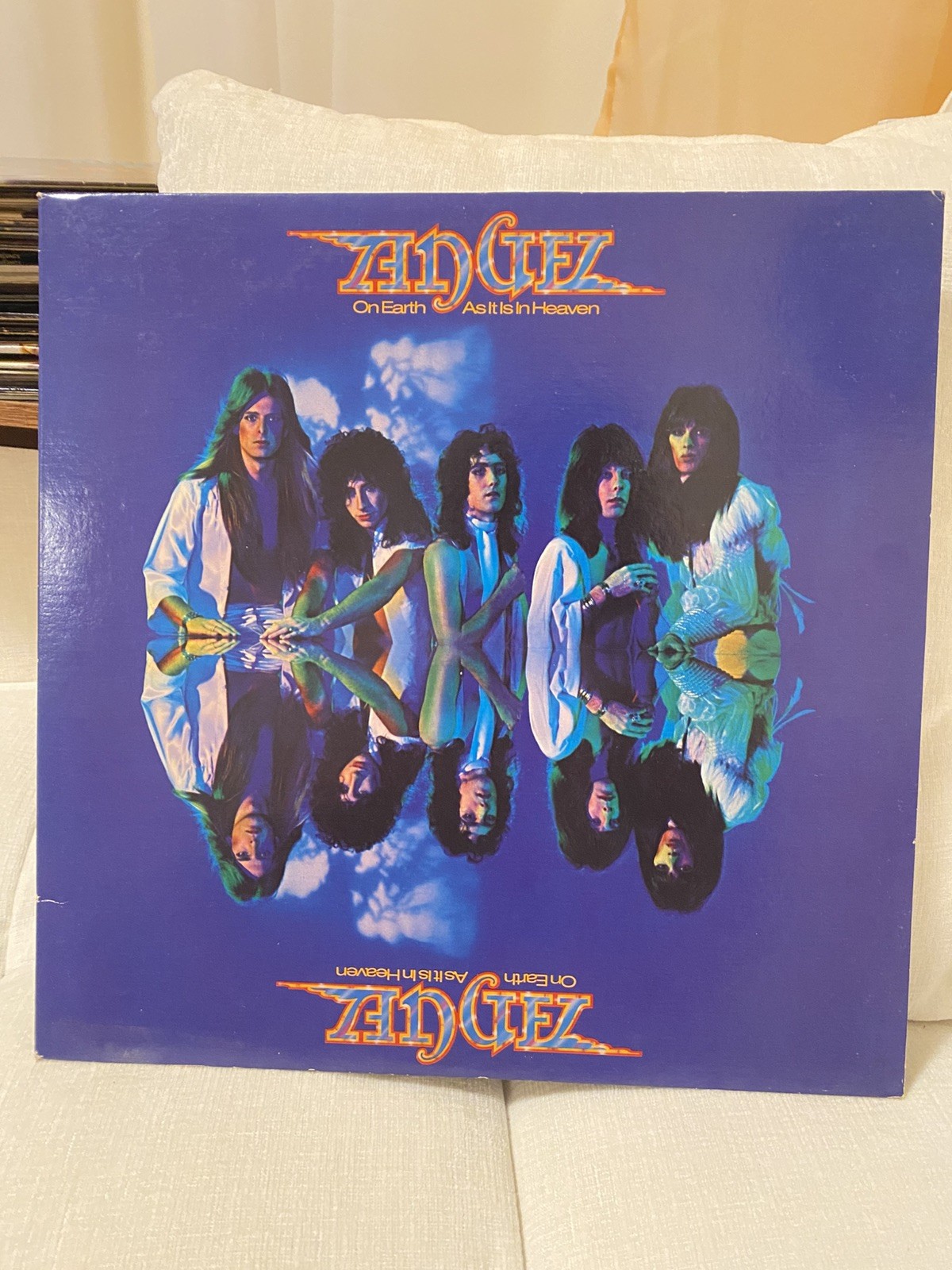 Angel – On Earth As It Is In Heaven LP Vinyl Casablanca NBLP 7043 VG