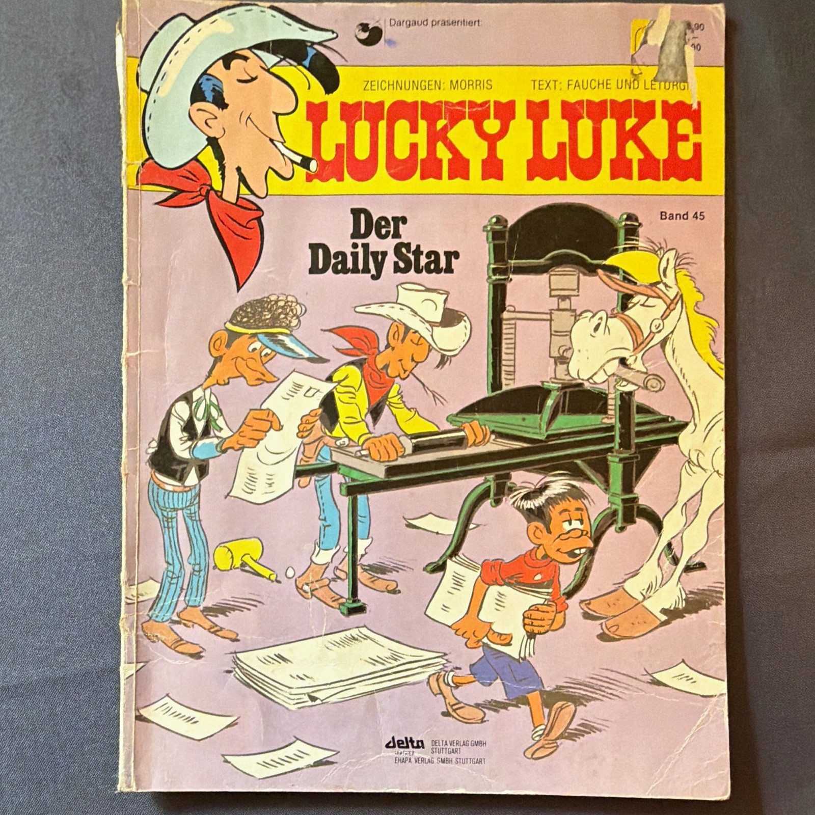 delta Lucky Luke - Der Daily Star - Volume 45 - Morris, Fauche & Léturgie tedesco