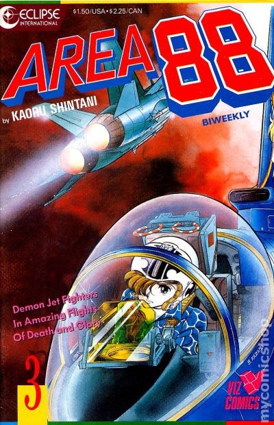 Area 88 #3 VF- 7.5 1987 Immagine Stock