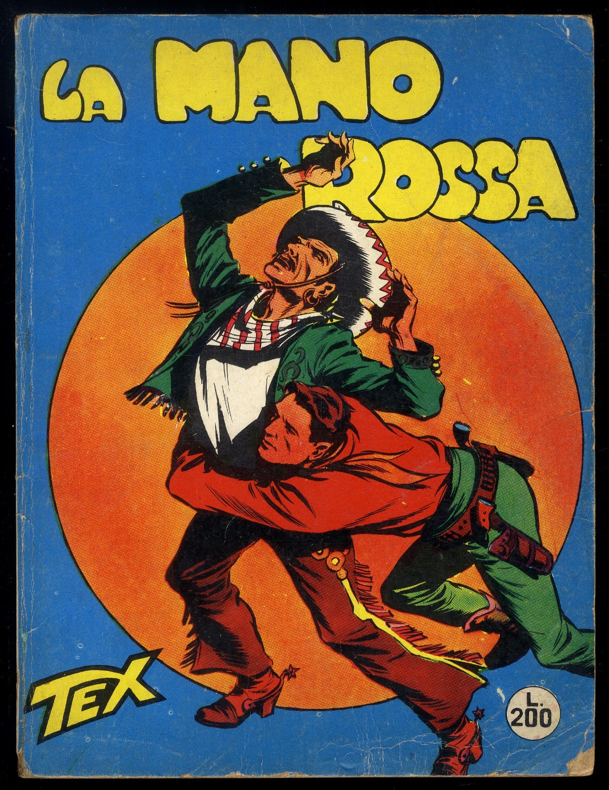 TEX TRE STELLE - COLLANA TEX GIGANTE N° 1 - L. 200 - MG - MARZO 1964 - BUONO