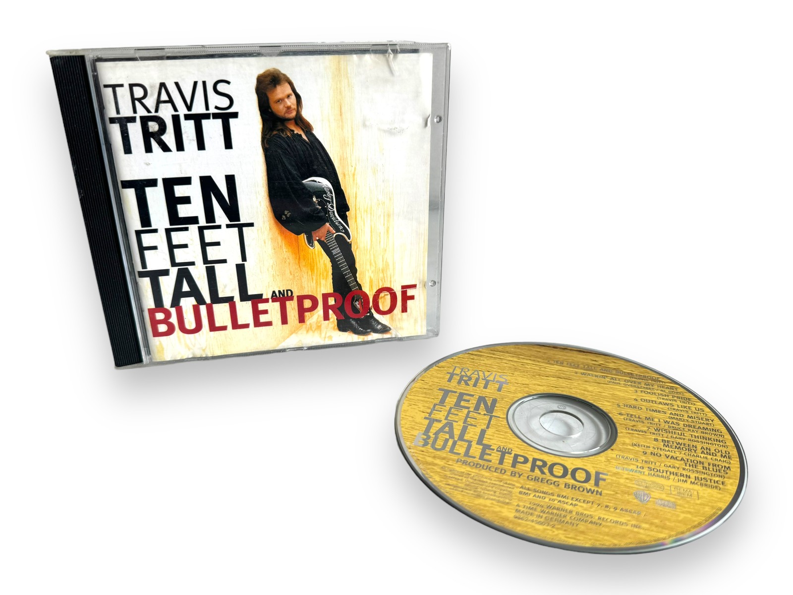 Travis Tritt – Ten Feet Tall and Bulletproof CD 1994 Warner Bros Country Album