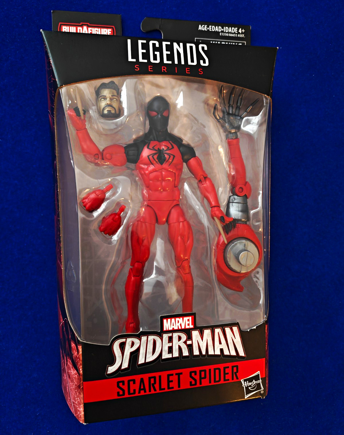 Hasbro Marvel Legends Scarlet Spider Spider-Man Action Figure Boxed SP dr BAF