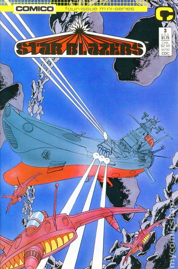 Star Blazers #3 VG 1987 immagine stock basso grado