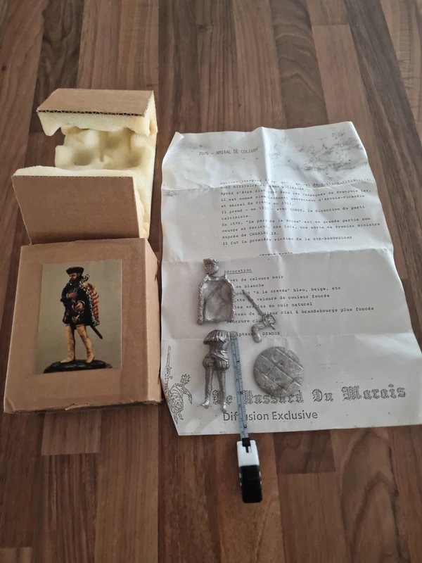 Kit Figurine Plomb 70mm - Amiral de Coligny - Le Hussard du Marais