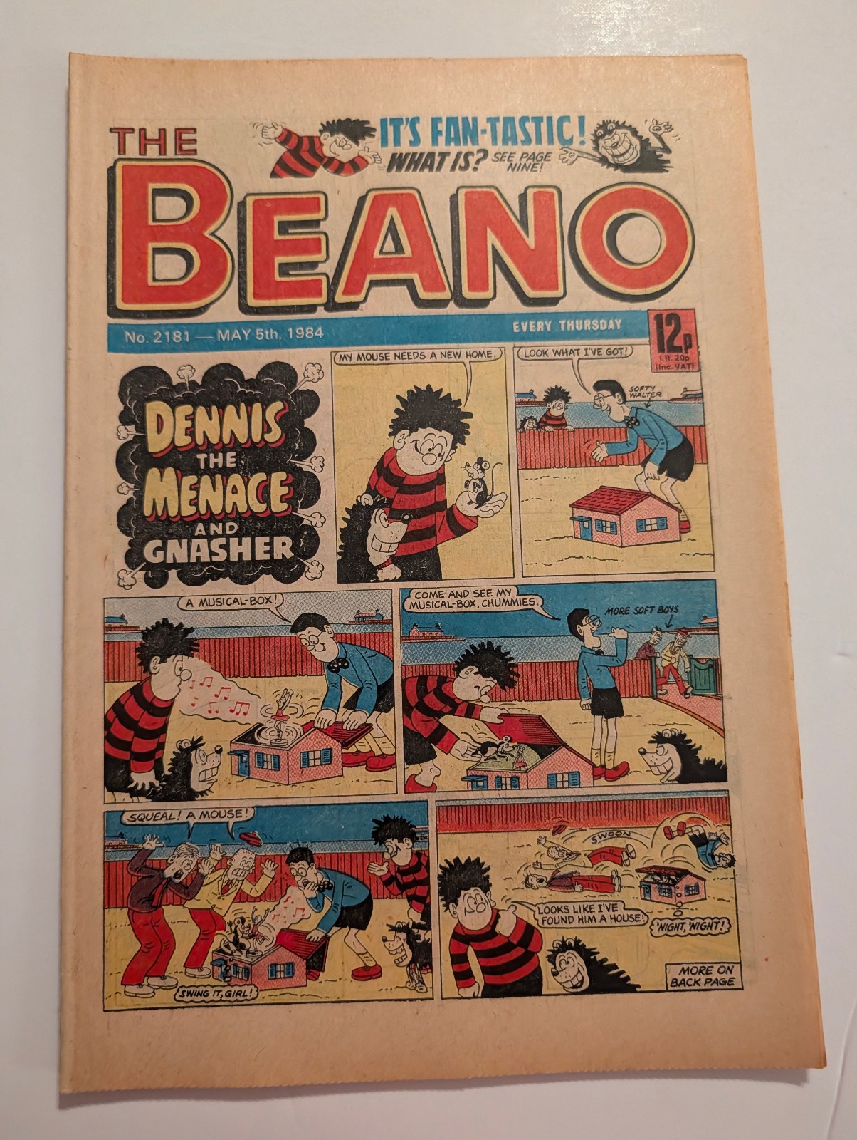 Beano Comic No 2181, May 5th 1984.