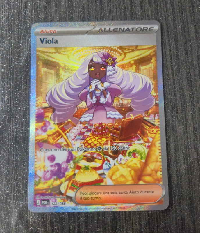 Carta Pokémon Viola 122/088 - Full Art Secret Rare - Equilibrio Perfetto - ITA - NM/Mint