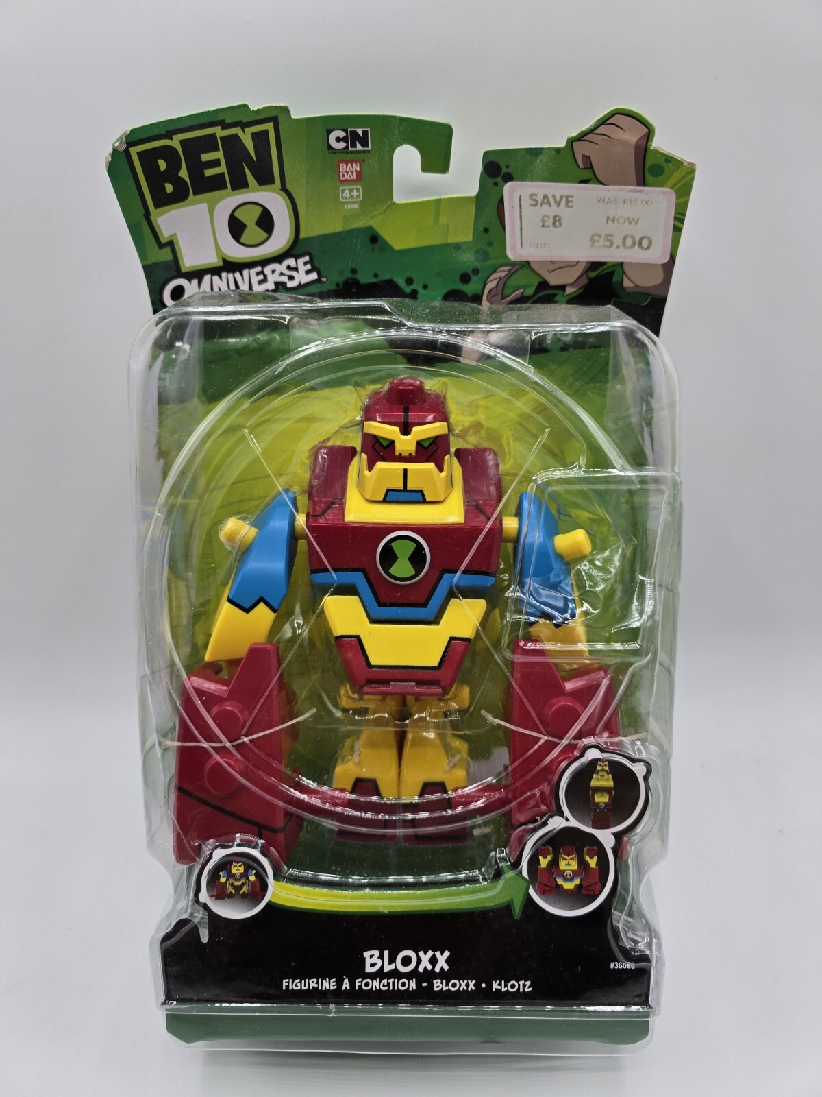 Ben 10 Omniverse 6" Bloxx Feature Action Figure - #36086 - 2013 - Very Rare BNIB