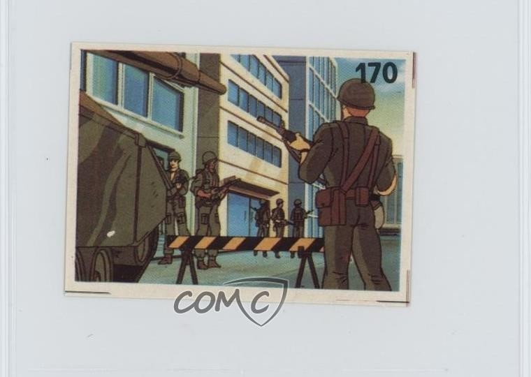 1986 Reyauca Rambo Cartoon Stickers Rambo #170 0a4f
