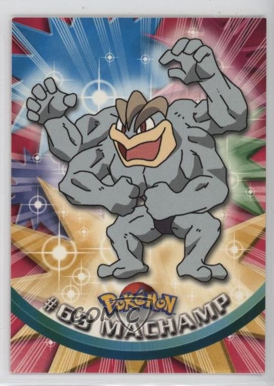 Machamp prima stampa (logo blu Topps) #68 1999 0b48