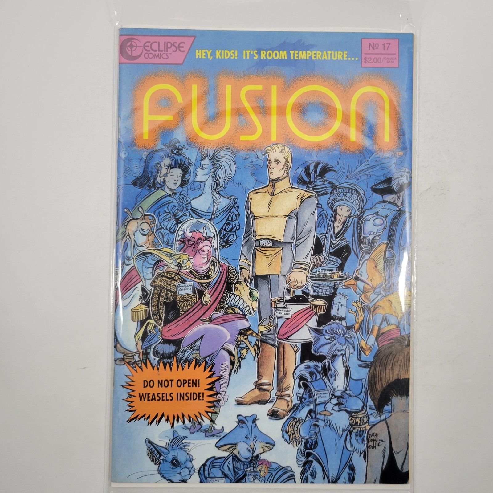 Fusion #17 Eclipse Comics Fantascienza Età Moderna