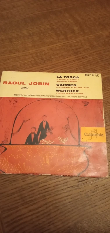 vinyl 45 tours classique raoul jobin