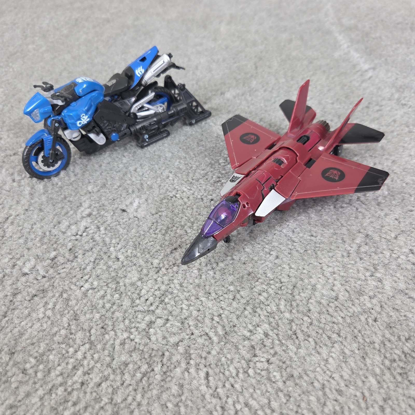 RARO lotto action figure Hasbro TOMY Transformers Rotf Thrust Chromia