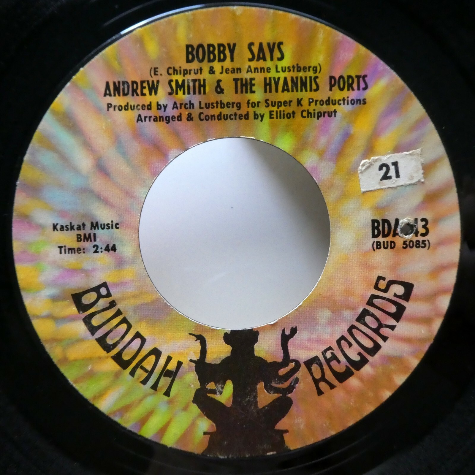 WAYNE TIPPIT Andrew Smith 45 RPM 7" Single Rock BUDDAH 1968