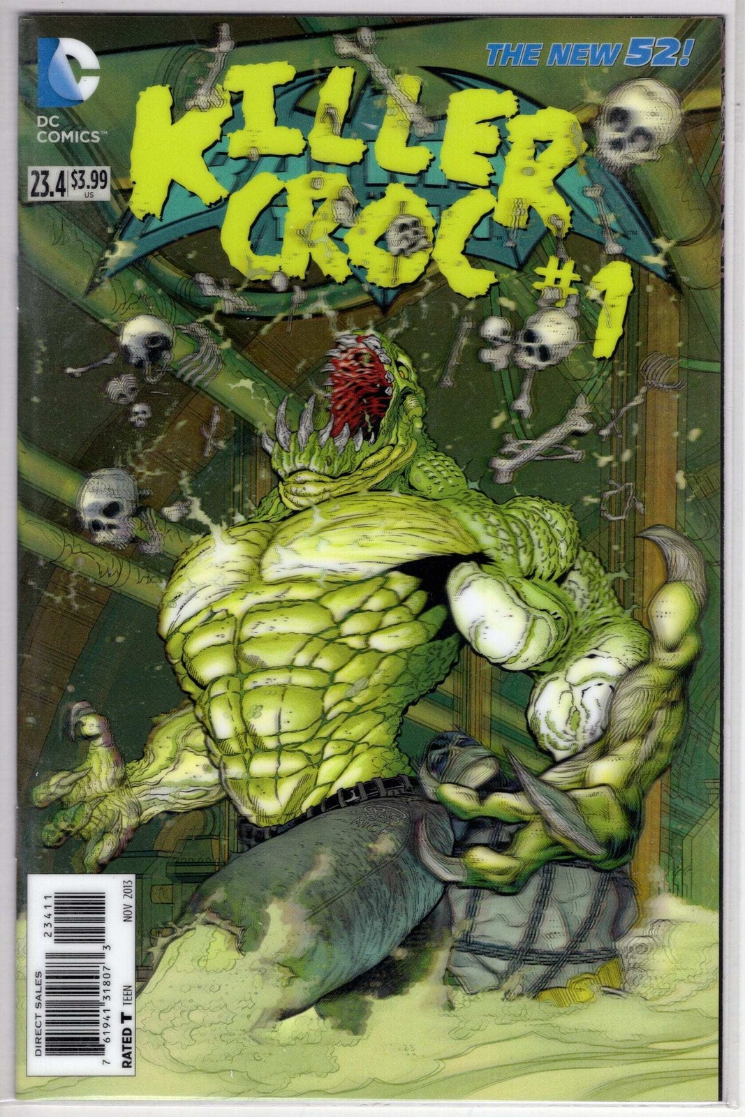 BATMAN AND ROBIN #23.4 KILLER CROC (2011 2° serie)