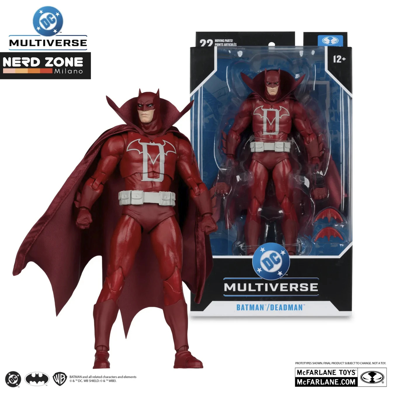 DISPONIBILE! McFARLANE TOYS  Dc Multiverse 7inch Batman/deadman Knight Terrors
