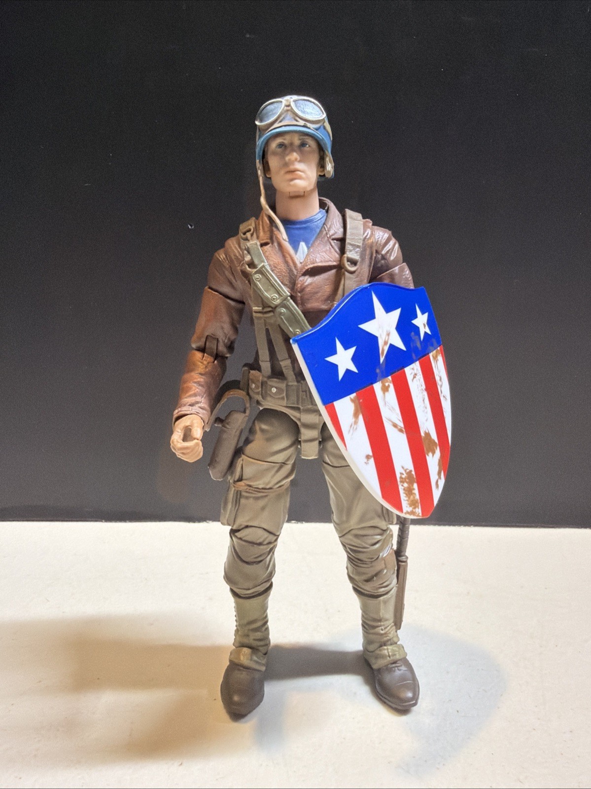 Marvel Legends 6" MCU 80 anni WW2 Capitan America Primo Vendicatore Steve Rogers