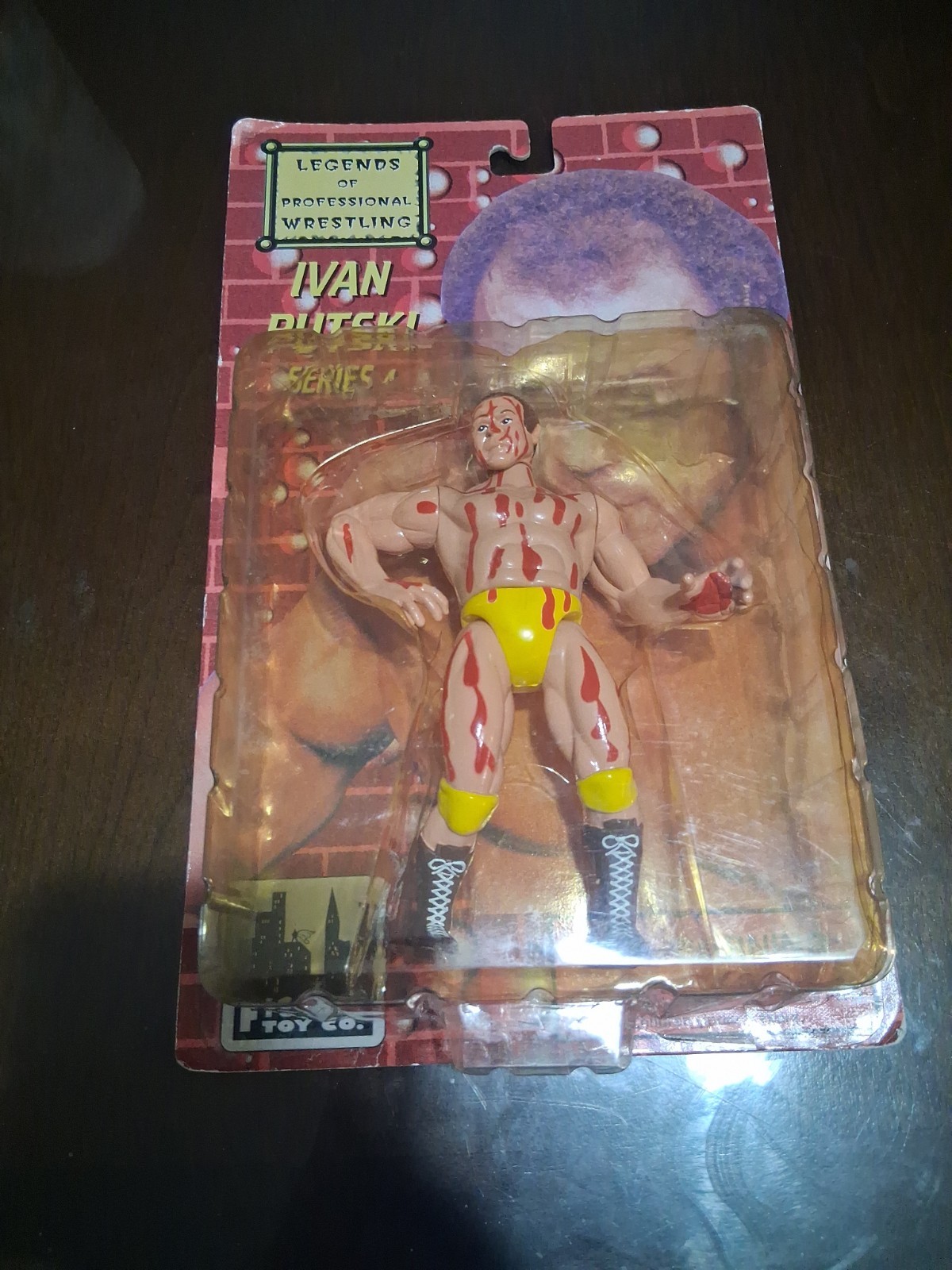 Legends of Professional Wrestling Ivan Putski Figure WWF WWE Figures Inc Bloody