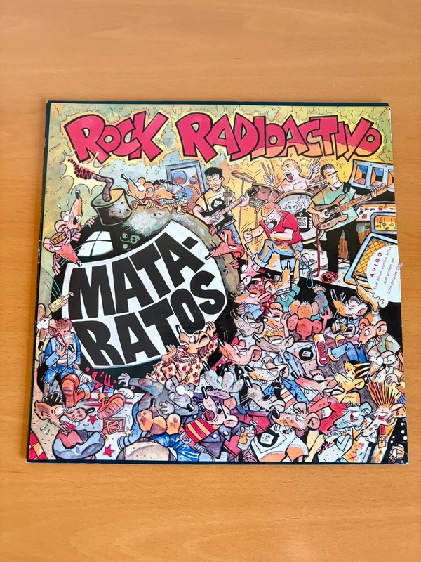 Mata-Ratos Rock Radioactivo LP 1990 EMI Original Press Raro