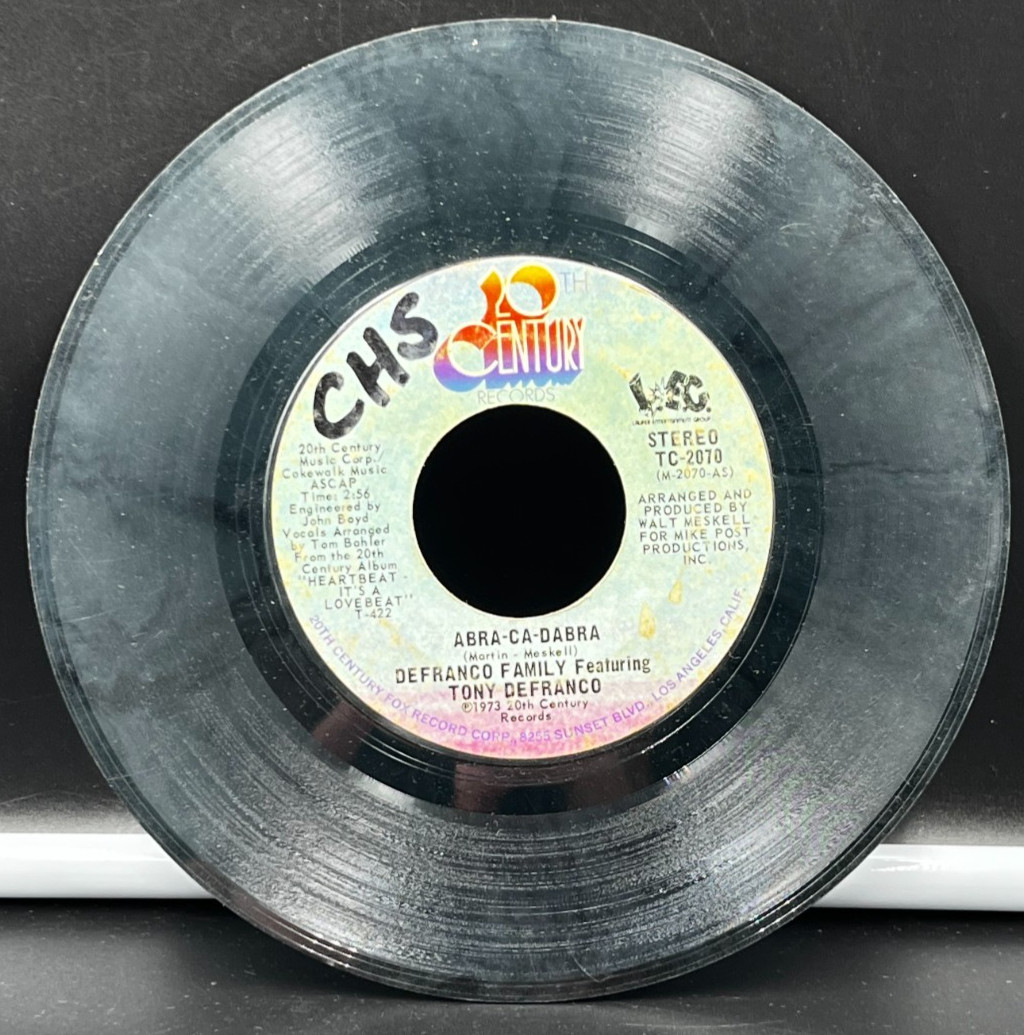 20th Century Defranco Family Abra-Ca-Dabra/Same Kind A'Love 45 RPM Record