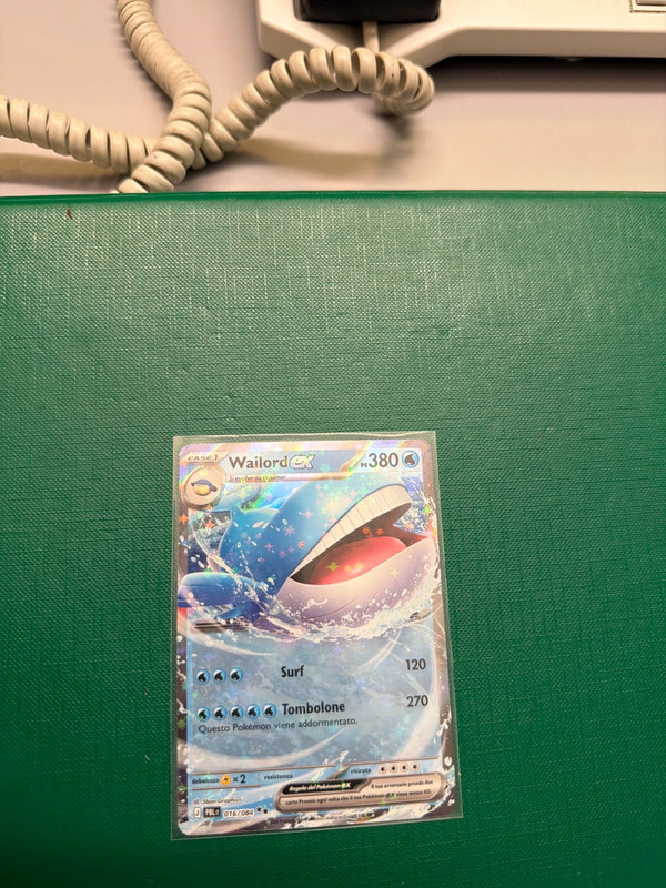 Wailord EX(Ultra Rare | 016/084) Buio Pesto