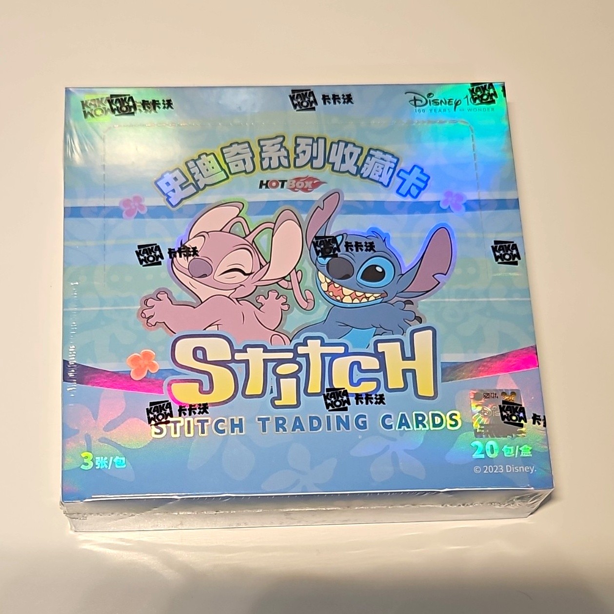 2023 Kakawow Disney Stitch HOTBOX Trading Cards Sealed Box 20 Packs 60 Cards
