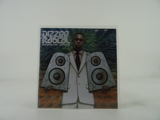 DIZZEE RASCAL BASSLINE JUNKIE (C51) 3 Track Promo CD Single plus Picture Sleeve 