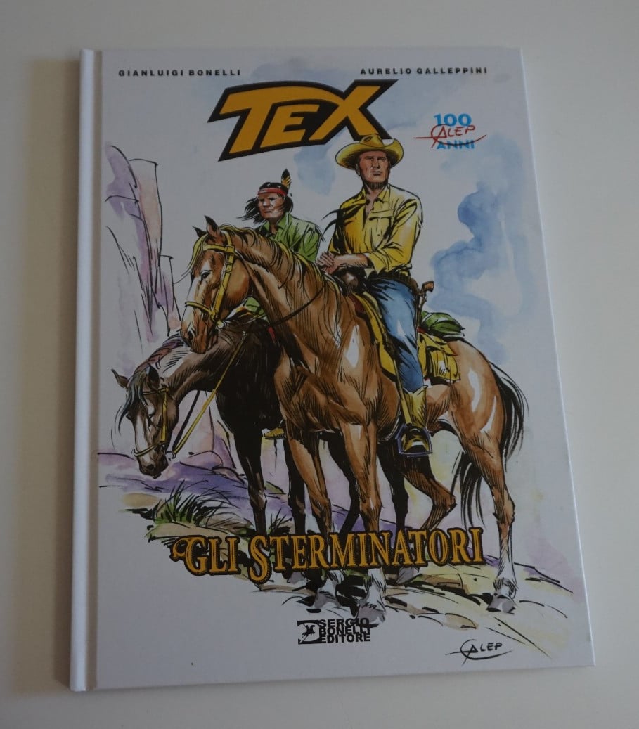 Tex cartonato Gli sterminatori Galleppini Bonelli Edit. 2017