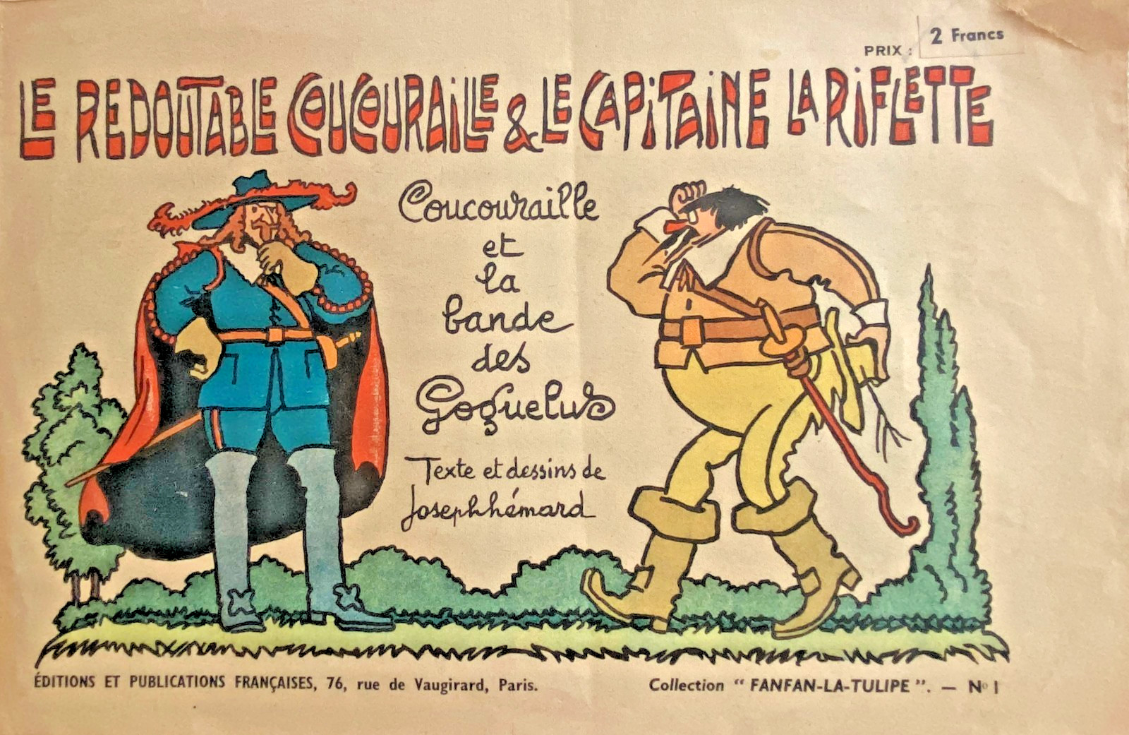 LE REDOUTABLE COUCOURAILLE Et Le CAITAINE La RIFLETTE, Libro a 8 Pagine
