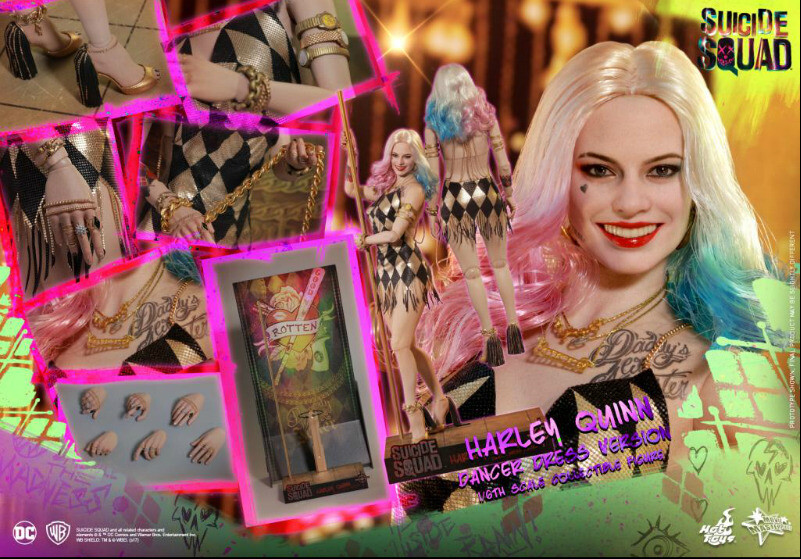 Hot Toys HT MMS439 Suicide Squad Harley Quinn 3.0 1/6 Figura Ballerina Vestito Ver.
