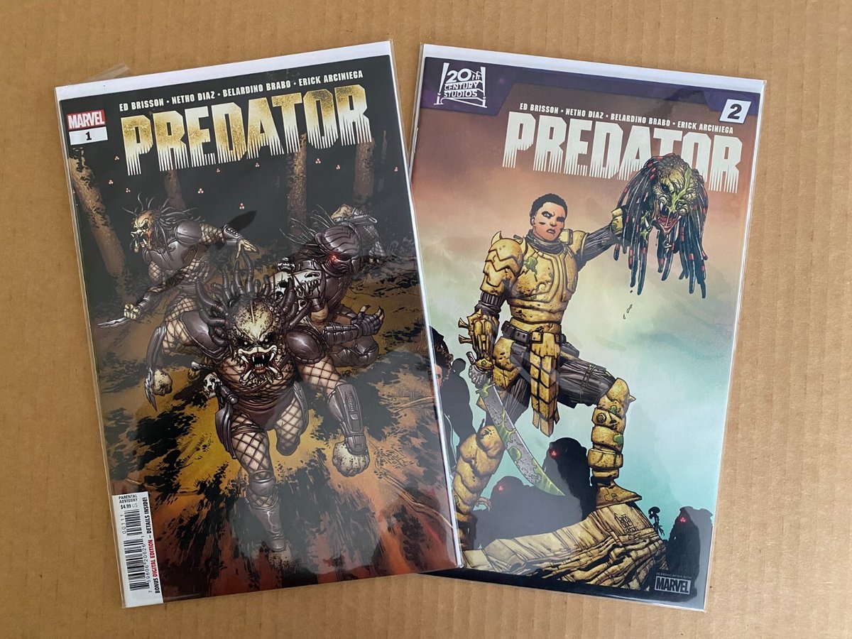 Predator # 1 & 2 Vol 2 (2023) prima stampa Marvel Comics quasi nuovo