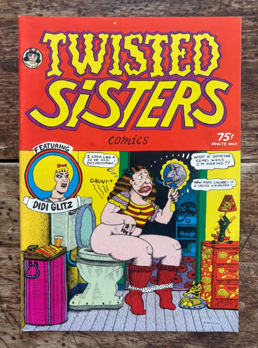 TWISTED SISTERS Last Gasp 1973/Aline Kominsky Crumb/1st Printing/Underground/VFN
