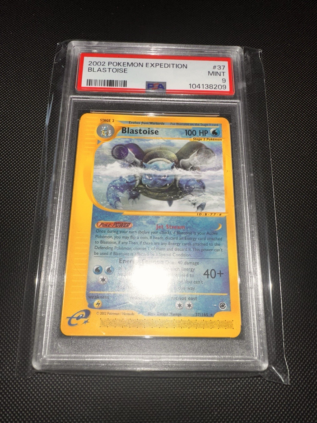 Blastoise Expedition Set Base Regolare Psa 9