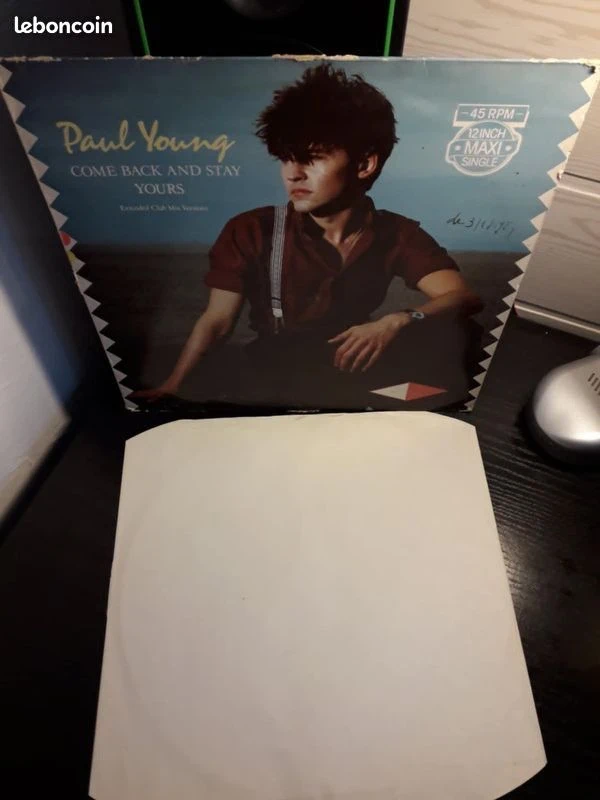 Paul Young - Come Back And Stay (Extd. Club Mix) Press Europe 1983 (Synth-Pop) Maxi-Single 45Tours