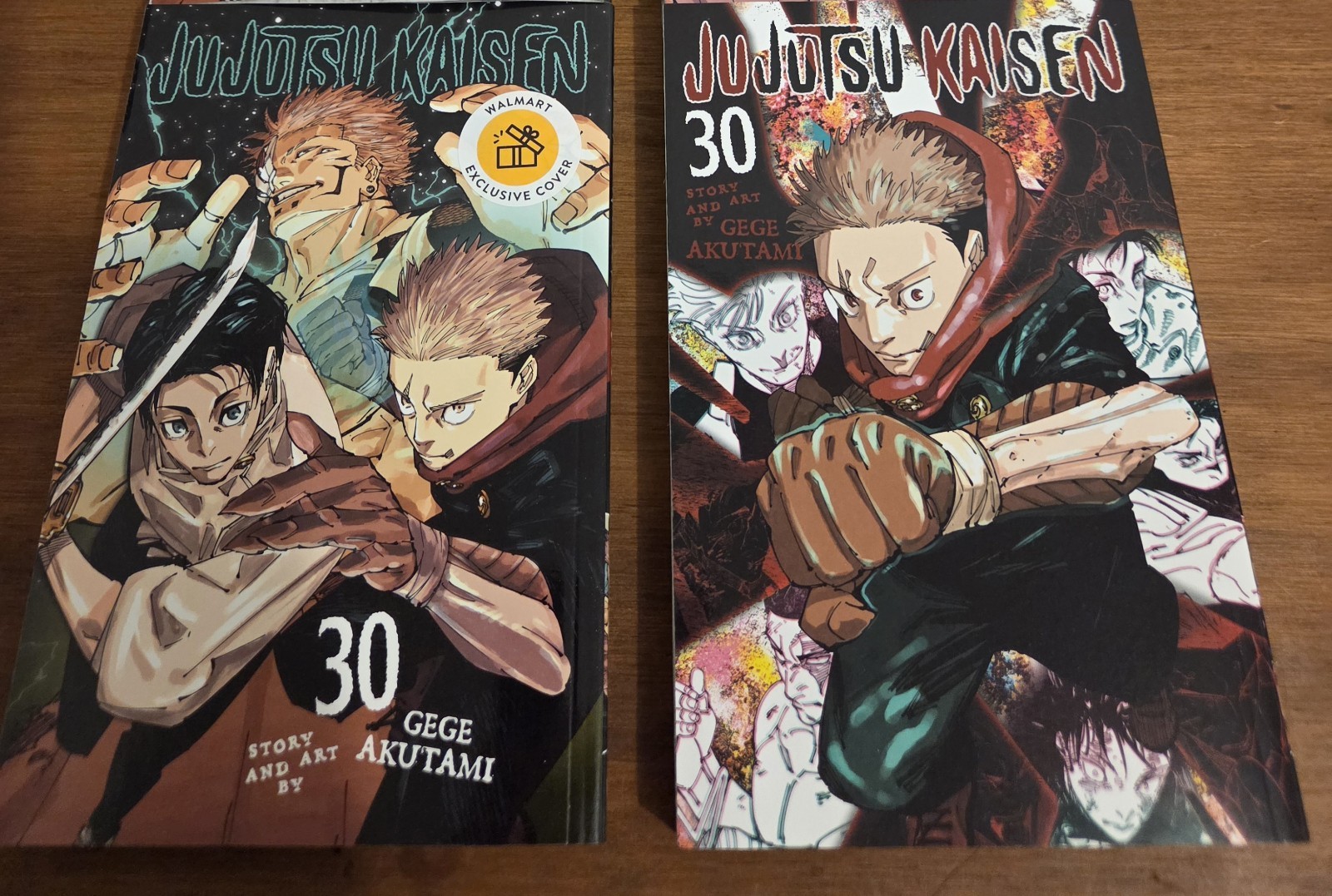 Jujutsu Kaisen Vol 30 Varianti Kinokuniya con Shishiki e Walmart Inglese