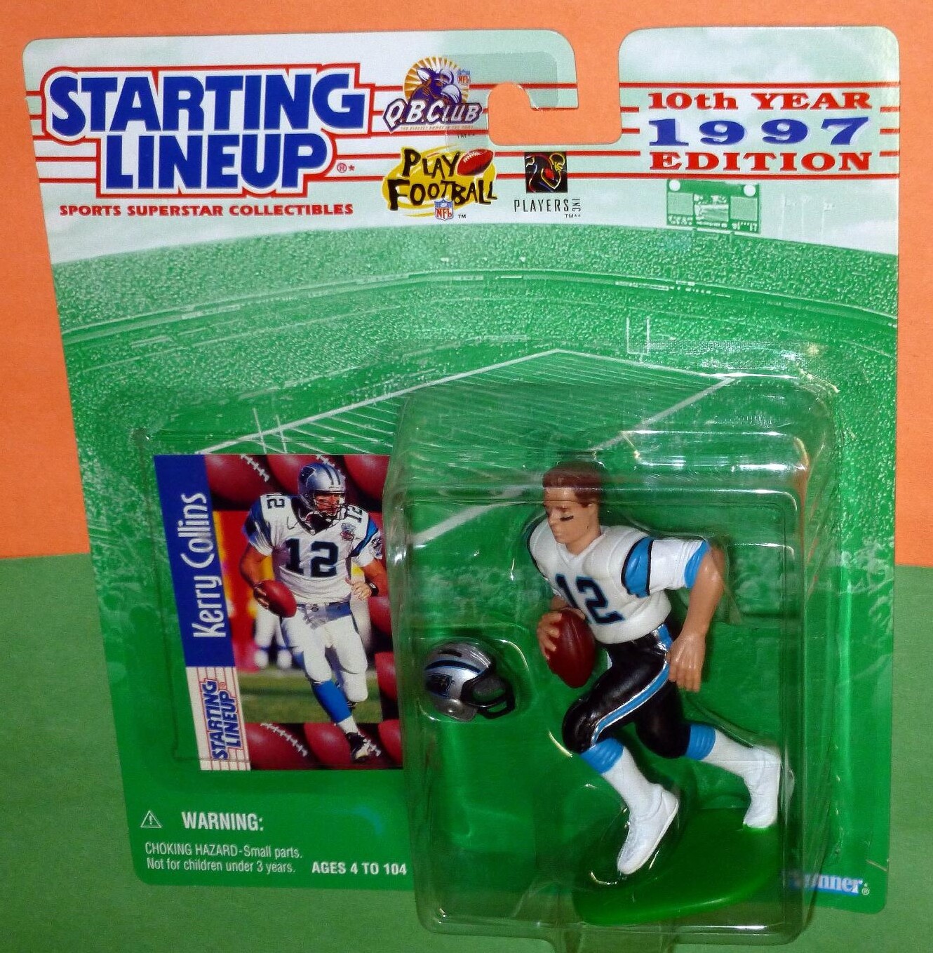 1997 KERRY COLLINS Carolina Panthers #12 Starting Lineup NM or better