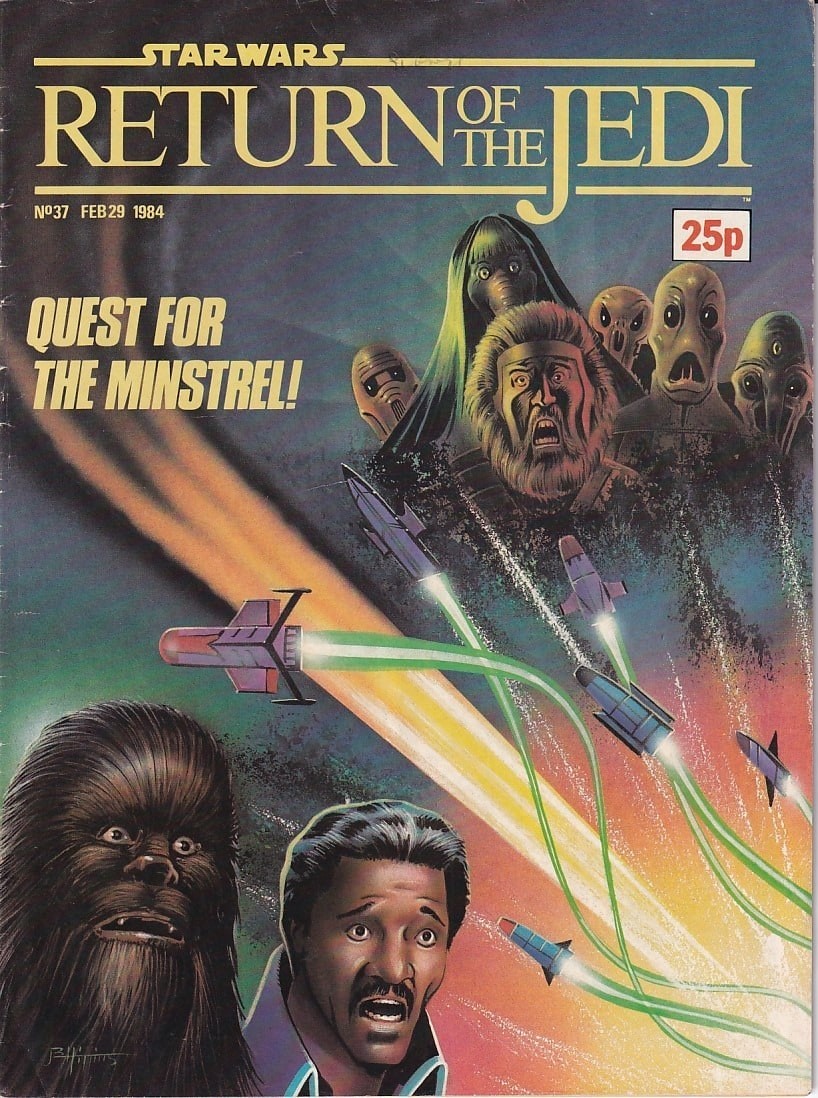37094: MARVEL RETURN OF THE JEDI WEEKLY UK MAGAZINE #37 Fine Minus Grade
