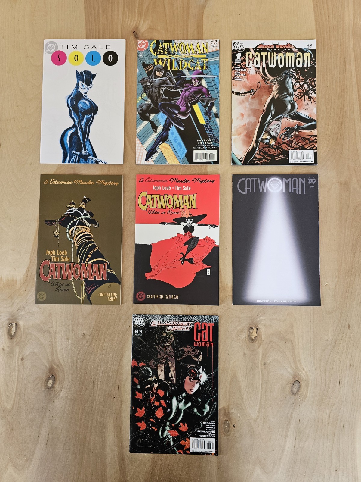 Lotto fumetti Catwoman lotto misto 7 fumetti