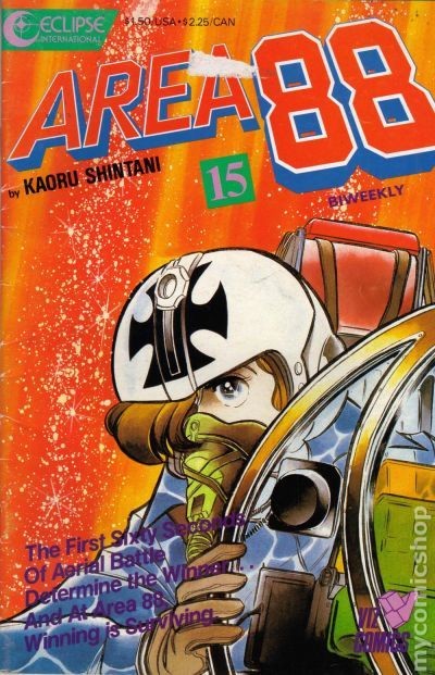 Area 88 #15 FN 6.0 1987 Immagine Stock