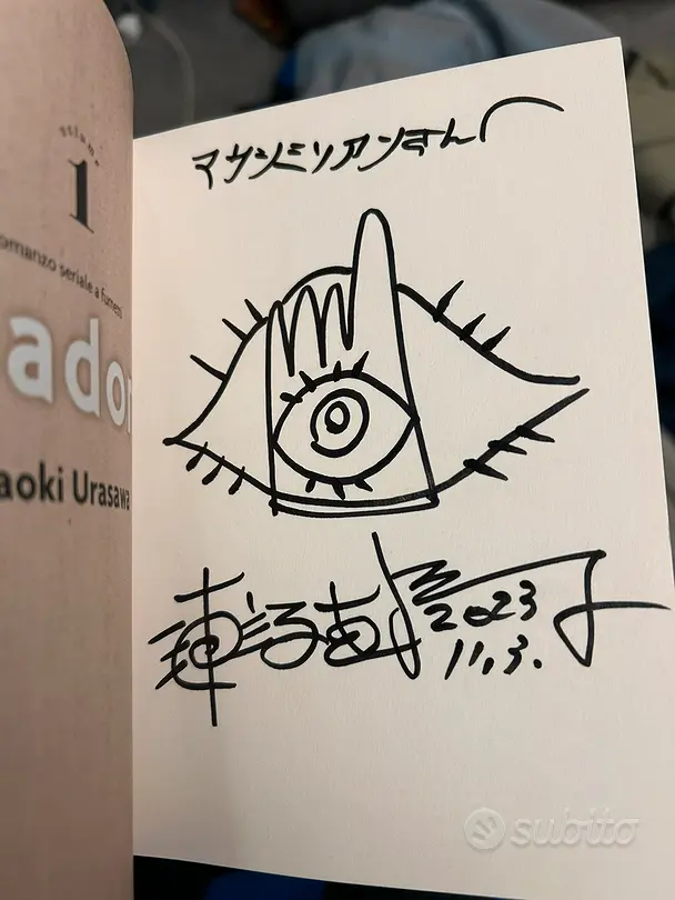 SKETCH DI NAOKI URASAWA LUCCA COMICS ASADORA