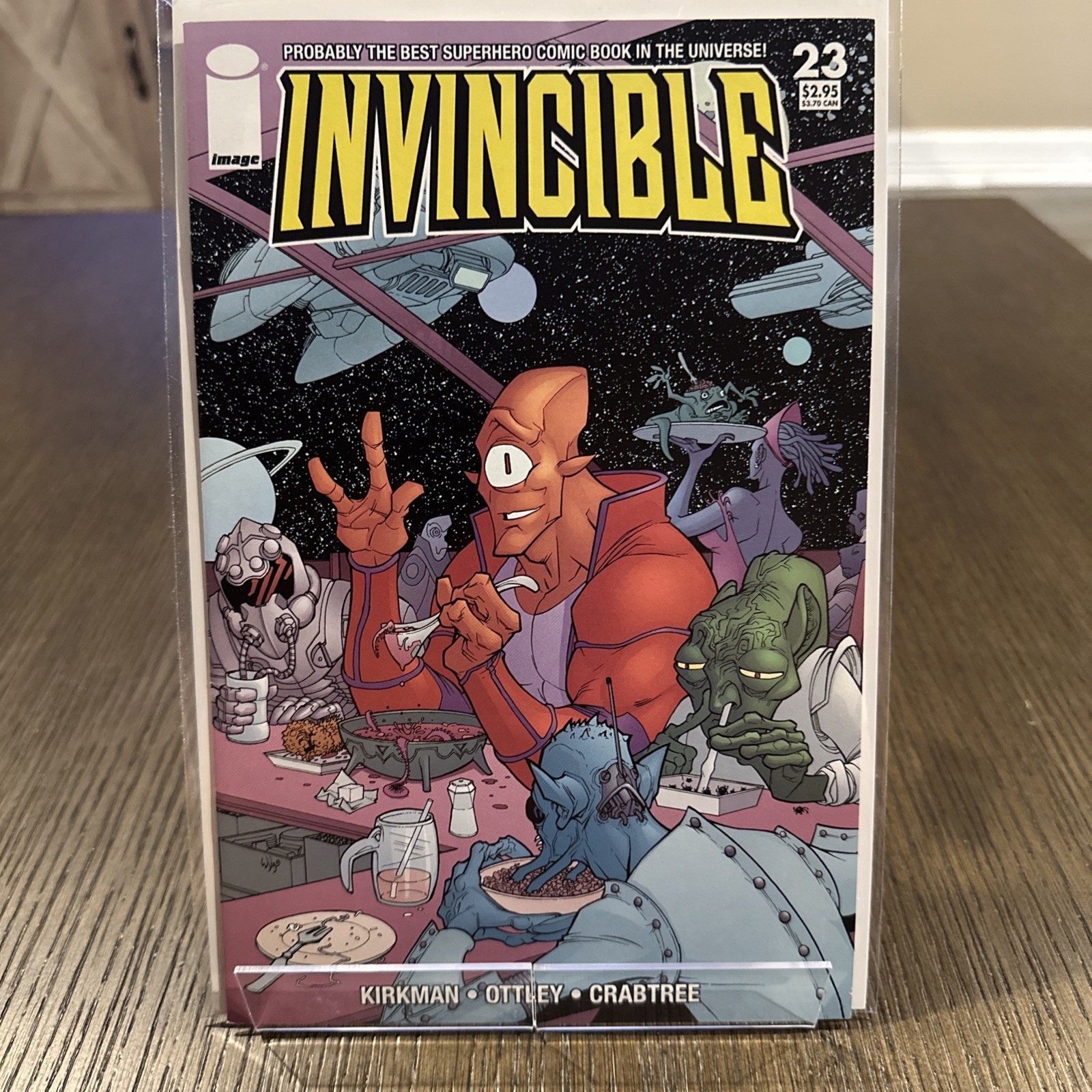 Invincible #23 prima apparizione di Thaedus leader dell'Alto Consiglio VF+