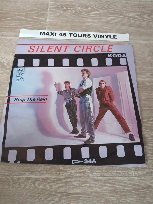 Silent circle : Stop the rain 1986 Germany 12" Maxi 45 Tours Vinyle